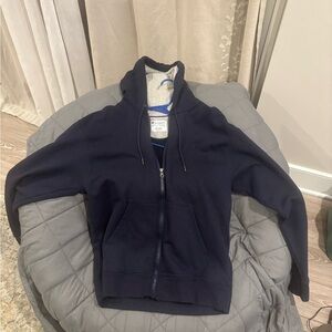 Champion Dark Blue Athletic Zip-Up